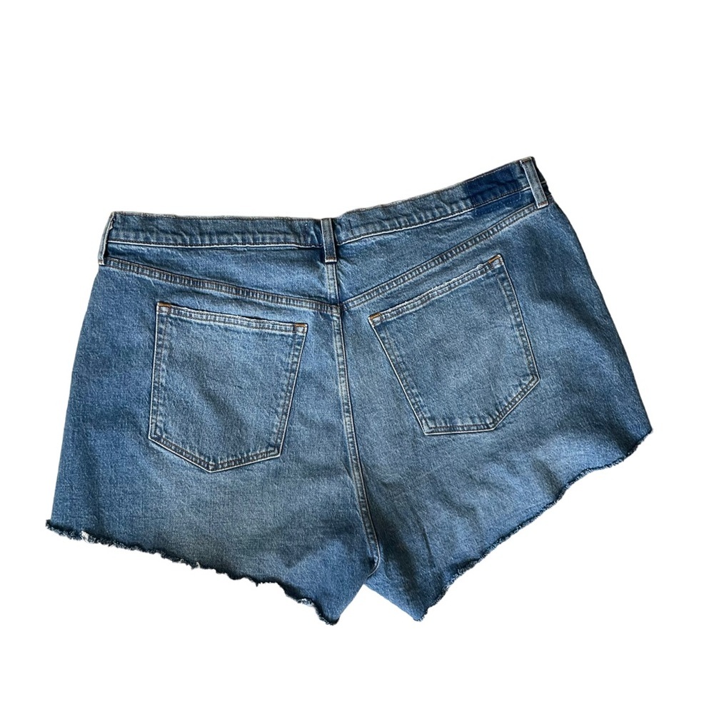 Abercrombie & Fitch Women’s The Mom Short High Rise Denim Size 35/20 - Picture 7 of 7